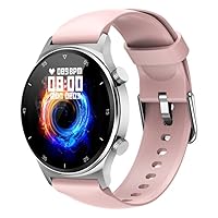 Smart Watch,Smartwatch for Men Women IP68 Waterproof Activity Tracker,1.32HD Full Touch Screen Heart Rate Monitor Pedometer Sleep Monitor for Android iOS Phones（Black）