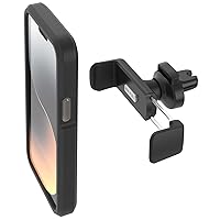 Kenu Airframe Ultra with Insta-Grip tech | Universal Smartphone Car Vent Mount Holder for All iPhone, Android, Pixel, Samsung, LG, Huawei, Xiaomi, Oppo, OnePlus, Black, Large to XL Phones