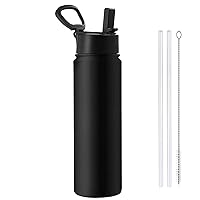2 Pack Stainless Steel Water Bottle Insulated Metal SportGym Vacuum Drinks Flask 