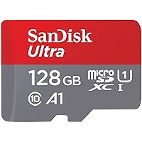 [Older Version] SanDisk 128GB Ultra microSDXC UHS-I Memory Card with Adapter - 120MB/s, C10, U1, Full HD, A1, Micro SD Card - SDSQUA4-128G-GN6MA