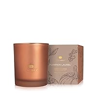 Thymes Pumpkin Laurel Boxed Candle - Scented Candle for Home Fragrance - Single-Wick Candle (6.5 oz)