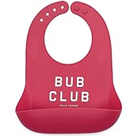 BELLA TUNNO Wonder Bib – Silicone Baby Bib for Girls & Boys, Non-toxic BPA Free Soft Silicone Bib, Waterproof, Easy to Clean