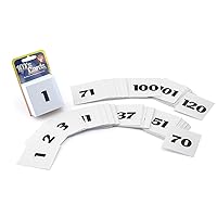 Hygloss Products Pocket Chart Number Cards, Numbered 1-100, 2