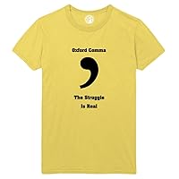 Oxford Comma The Struggle is Real Printed T-Shirt