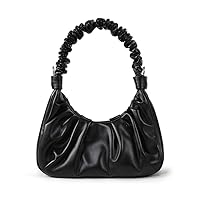 Classic Shoulder Bags for Women Cute Hobo Tote Mini Leather Handbag Clutch Purse Lightweight