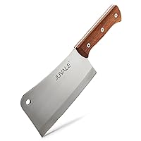MAD SHARK Meat Cleaver Heavy Duty Bone Chopper 7.5 Inch Butcher Knife for  Meat Cutting, Axe Bone Cutting Knife Bone Breaker, Essential for Home
