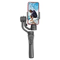 3-Axis Handheld Gimbal Stabilizer with Clip Holder for Smart Phone Photo Studio Live Broadcast Shooting Accessories