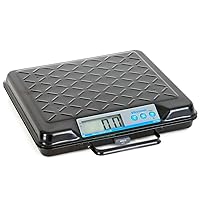 Brecknell Portable Electronic Utility Bench Scale, 100lb Capacity, 12