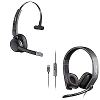 LEVN Trucker Headset with Noise Cancelling Microphone USB Headset with Microphone
