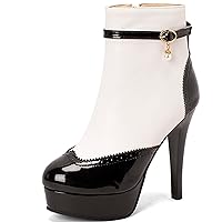 Women's Sexy Platform Ankle Boots with Stiletto