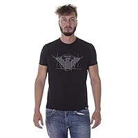 ARMANI JEANS 6Y6T12 Printed Cotton Black T-Shirt