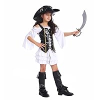Cute Pirate Girls Halloween Dress up Costume