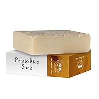 TNW – The Natural Wash Handmade Potato Rice Soap For Tanning & Pigmentation For Oily Skin (Paraben/Sulphate/Dye/Silicon Free) - 100 g