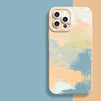Watercolor Painting Case for iPhone 11 12 13 14 Pro Max Mini XR XS X 7 8 Plus SE 2020 Rainbow Shockproof Soft TPU Silicone Cover,8,for iPhone 14Pro Max