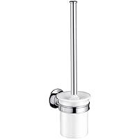Hansgrohe 42035820 Montreux Toilet Brush and Holder, Wall Mount, Brushed Nickel