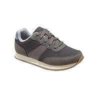 Cat & Jack Big Kid Boys' Miles Lace-Up Sneakers - (Gray, 13)