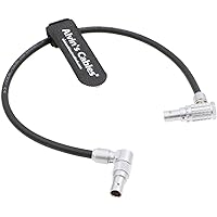 Teradek-Bolt-Wireless Power-Cable for SmallHD-702-Bright Rotatable-2-Pin Right-Angle to 2Pin Male Cord for ARRI-Alexa Camera Alvin's Cables