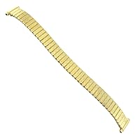 10-13mm T&C Gold Tone Stainless Steel Ladies Expansion Watch Band 520510