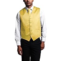 G-Style USA Men's 3-Piece Formal Vest Set For Tuxedo and Suit