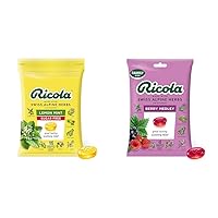 Ricola Sugar Free 105ct Lemon Mint & 45ct Berry Medley Throat Drops Bundle