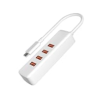 USB C Hub, USB Type C Port to USB 3.0 Hub with 4 Port USB 3.0, Data Transmission Hub 5Gbps