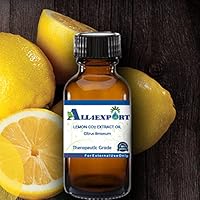 Pure Lemon CO2 Extract Oil (Citrus limonum) Premium and Natural Quality Oil (A4E_CO2_0019, 05 ML)