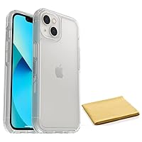 OtterBox Symmetry Clear Series Case for iPhone 13 (Only) - with Cleaning Cloth - Non Retail Packaging - Clear