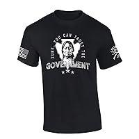 Patriot Pride Tshirt Mens Native American Sure You Can Trust The Government Arrowhead Short Sleeve T-Shirt Graphic Tee