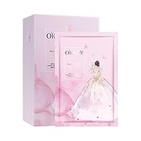 O'KADY Nidus Collocaliae Hydrolyzed Pearls Repairing Sheet Face Mask Brightening Anti-aging Firming Anti-wrinkle Nourishing Moisturizing Hydrating for Delicate Smooth Radiant Youthful Skin 25ml*10 Pcs (3 boxes)