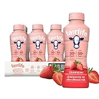 fairlife Strawberry 2% Reduced Fat Ultra-filtered Milk, 14 fl oz. (12 Pack)