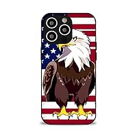 Magiccoveri American Flag Eagle Case for iPhone15 Pro Max Case Silicone Material,Anti Scratch,and Anti Yellowing Layer
