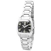 TF2588L-01M Watch TIME FORCE Stainless Steel Black Silver Woman