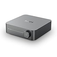 WiiM Amp: Multiroom Streaming Amplifier with AirPlay 2, Chromecast, HDMI & Voice Control – Stream Spotify, Amazon Music, Tidal & More - Space Gray