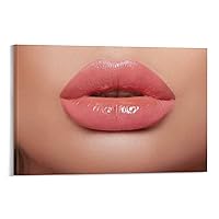 Posters Beauty Salon Posters Lip Fillers Pictures Lip Enhancement Poster Wall Art Canvas Art Posters Painting Pictures Wall Art Prints Wall Decor for Bedroom Home Office Decor Party Gifts 20x30inch(