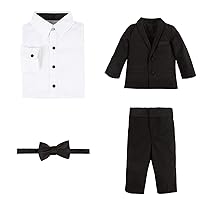 Andy & Evan Little Boys' Four Piece Tuxedo Suit Set