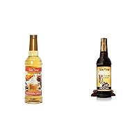 Jordan's Skinny Syrups Sugar Free Pumpkin Spice and Mocha Coffee Syrup Bundle | Zero Calorie Flavoring for Drinks