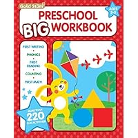 Preschool Big Workbook Ages 3 - 5: 320 Pages, Letter and Numbers Tracing, Early Math, First Writing, Phonics, Alphabet and more (Gold Stars) Preschool Big Workbook Ages 3 - 5: 320 Pages, Letter and Numbers Tracing, Early Math, First Writing, Phonics, Alphabet and more (Gold Stars) Paperback