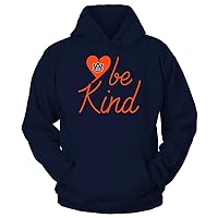 FanPrint Auburn Tigers - Be Kind - Heart - University Team Logo - Gift T-Shirt