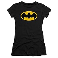 Popfunk Classic Batman Classic Logo Juniors Teen Girls T Shirt & Stickers