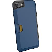 Smartish iPhone SE Wallet Case - Wallet Slayer Vol. 1 [Slim + Protective + Grip] Credit Card Holder for Apple iPhone SE 2022/2020 & iPhone 7/8 - Blues on The Green