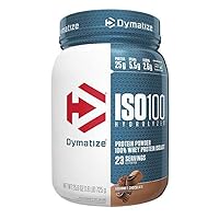 Dymatize ISO 100 Hydrolyzed Whey Protein Isolate - Gourmet Chocolate 1.6 lbs