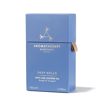 Aromatherapy Associates Deep Relax Bath and Shower Oil. Luxurious Bath Oil for Restorative Sleep. Made with Vetivert, Chamomile and Sandalwood Essential Oils (1.86 fl oz)