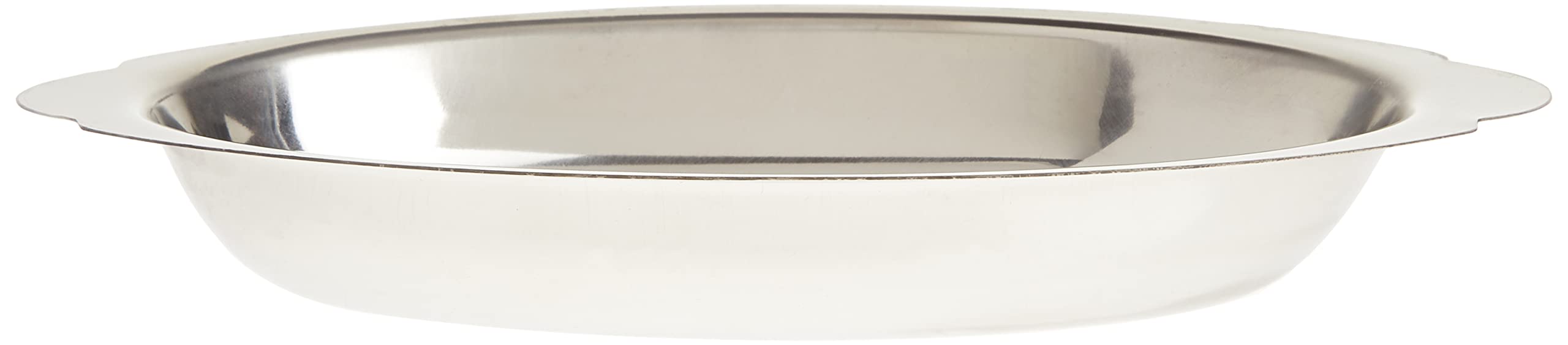 Winco Stainless Steel Oval Au Gratin Dish, 12-Ounce