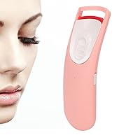 Electric Eyelash Curler for Women,Heated Eyelash Curler,Heated Eyelash Curler Home Travel Portable Ergonomic Electric Lash Curler with Silicone Pad for Women, Heated Eyelash Curler Electric Eyela