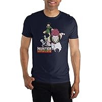 Hunter X Hunter Character Group Classic Navy Blue Graphic Tee