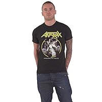 Anthrax T Shirt Spreading The Disease Track List Official Mens Black