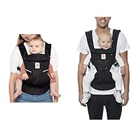 Ergobaby All Carry Positions Breathable Mesh Baby Carrier & Omni 360 All-Position Baby Carrier for Newborn to Toddler