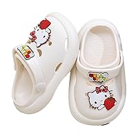 Cartoon Toddler Kids Boys Girls Cute Garden Clogs Water Sandals Slip On Shoes Slipper Slides Lightweight Outdoor Summer