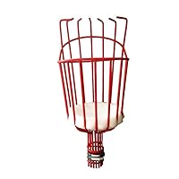 Fruit Picker Tool, Picking Harvester Basket Orchard Lightweight Bruise Free Metal Wire Use Fruits Catcher Tree Picker for Getting Apple, Fruits Tree