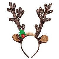 Christmas Cute Reindeer Headband Hair Accessories Holiday Party Favors